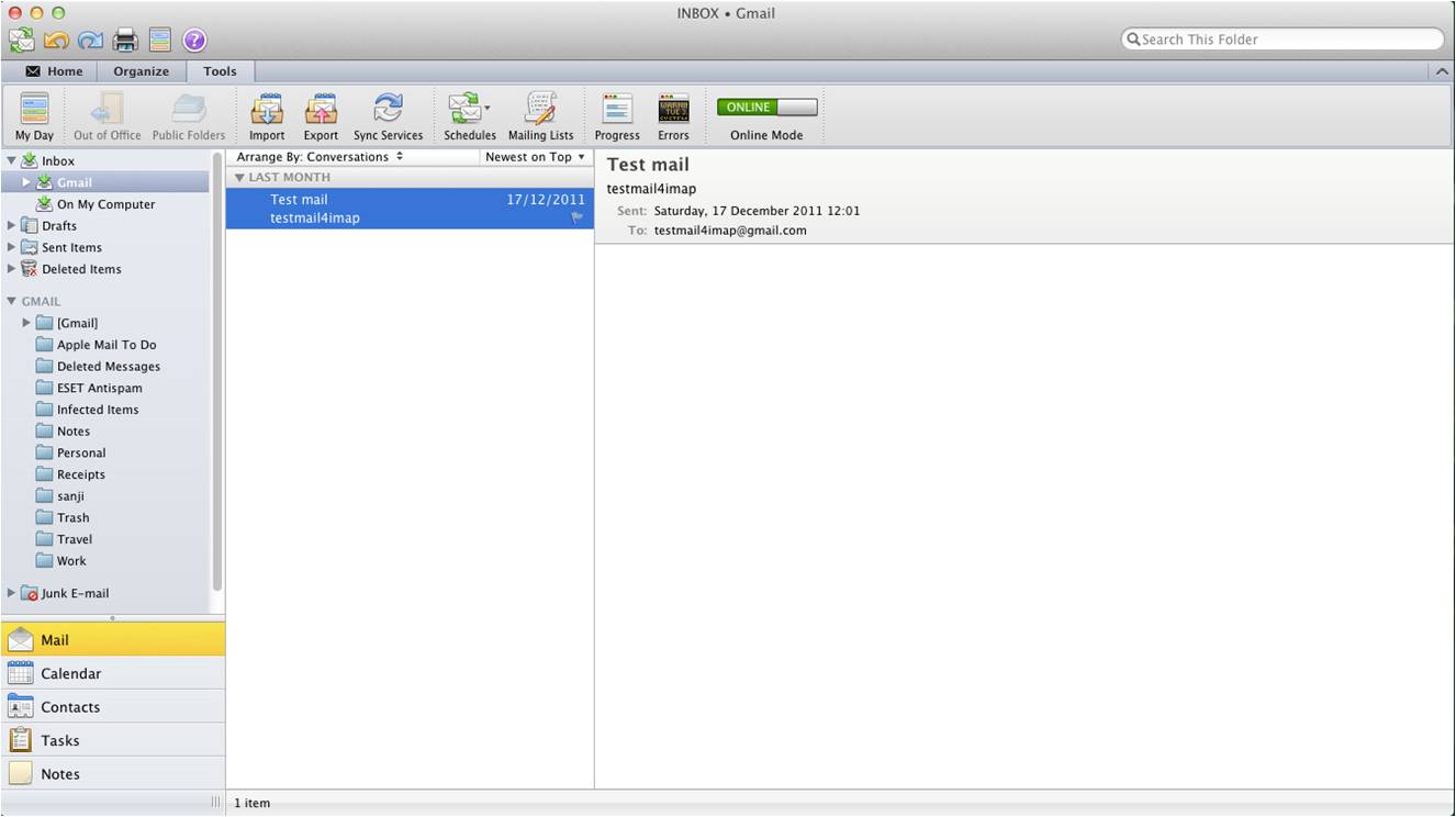 outlook 2011 for mac emulator